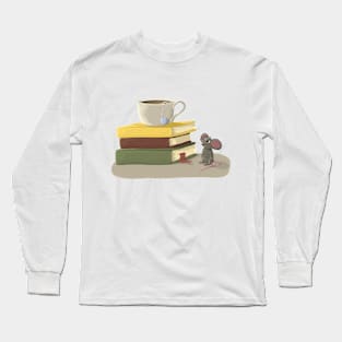 Library Mouse Long Sleeve T-Shirt